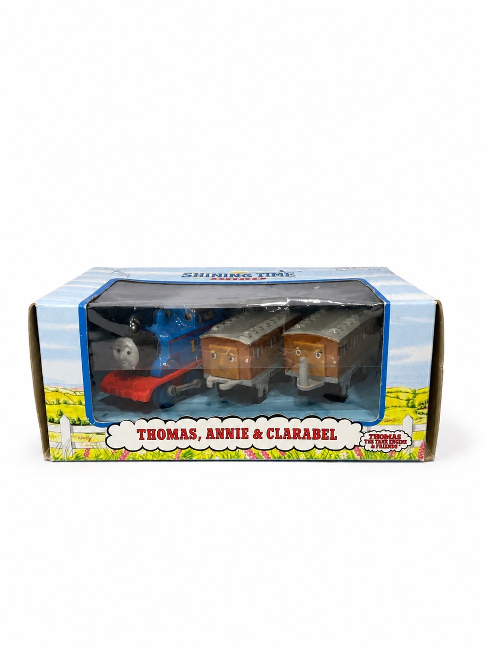 ERTL Shining Time Station Thomas Annie Clarabel Model 8856 Train Set Box